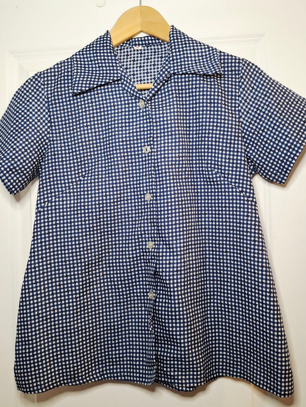 ⭐️⭐️Vintage Y2K Starry Short Sleeve Shirt (M)